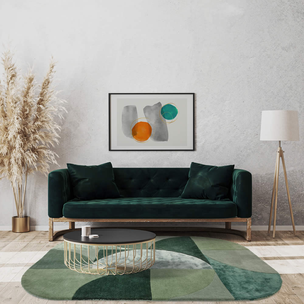 Matrix 75 Oval Forest Rug